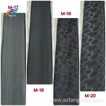 Cusrom Polyester Marvijet Jacquard Formal Black Fabrics